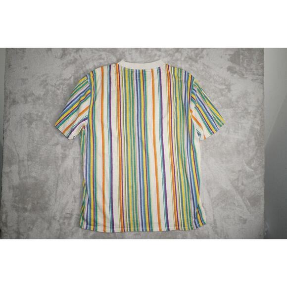 Guess Originals Rainbow Stripe Tee – Size L - Picture 5 of 6